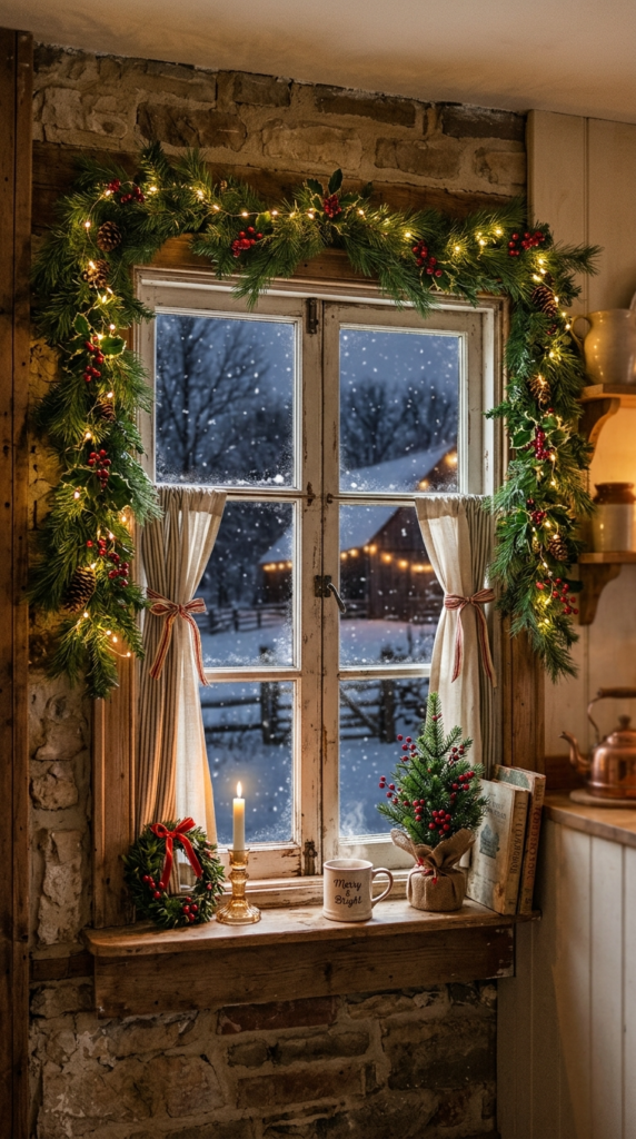 Cozy Farmhouse Garland Over the Sink
