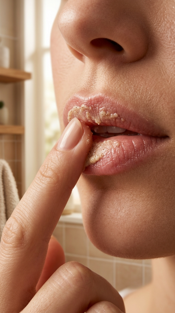 Exfoliate Gently, Not Aggressively