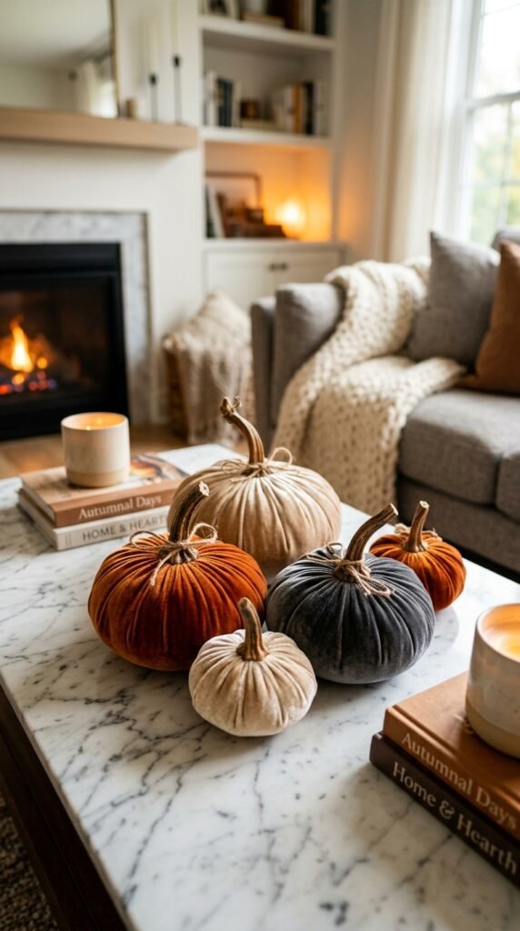 Velvet Pumpkin Clusters