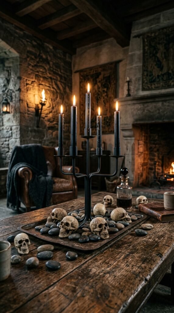 Floating Candelabra Centerpieces