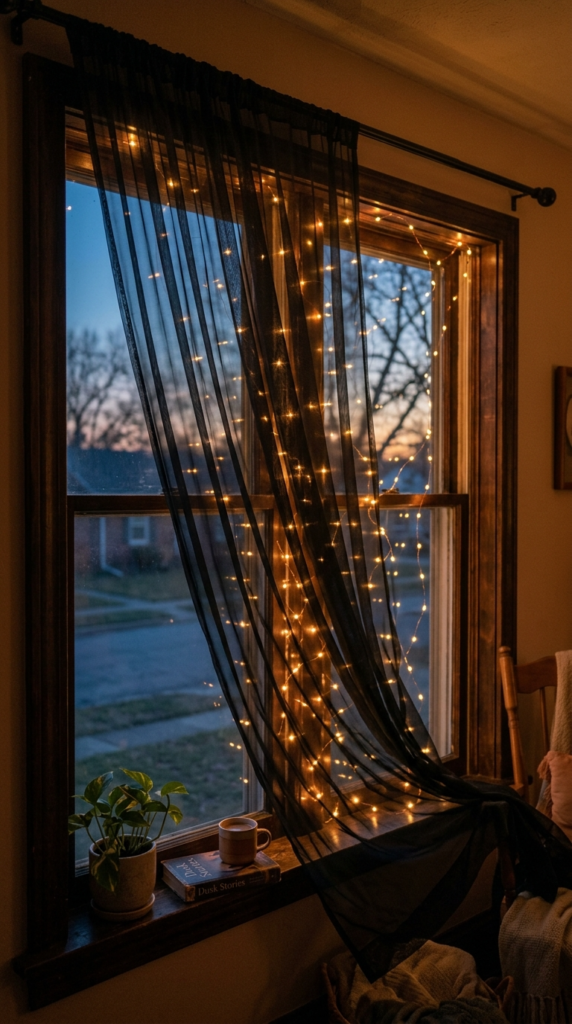 Spider Web Curtain Sheers