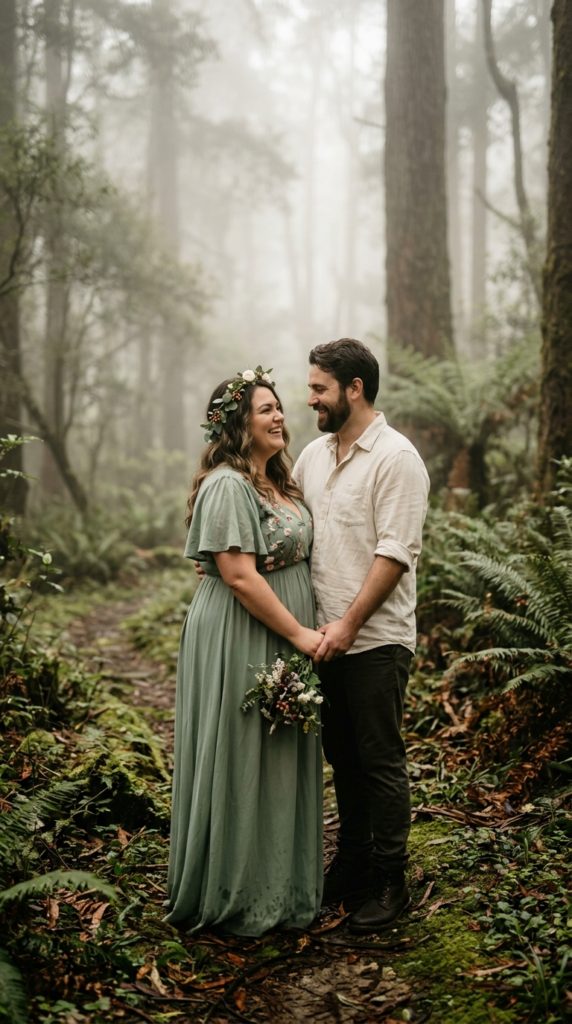 Enchanted Forest Bride and Groom