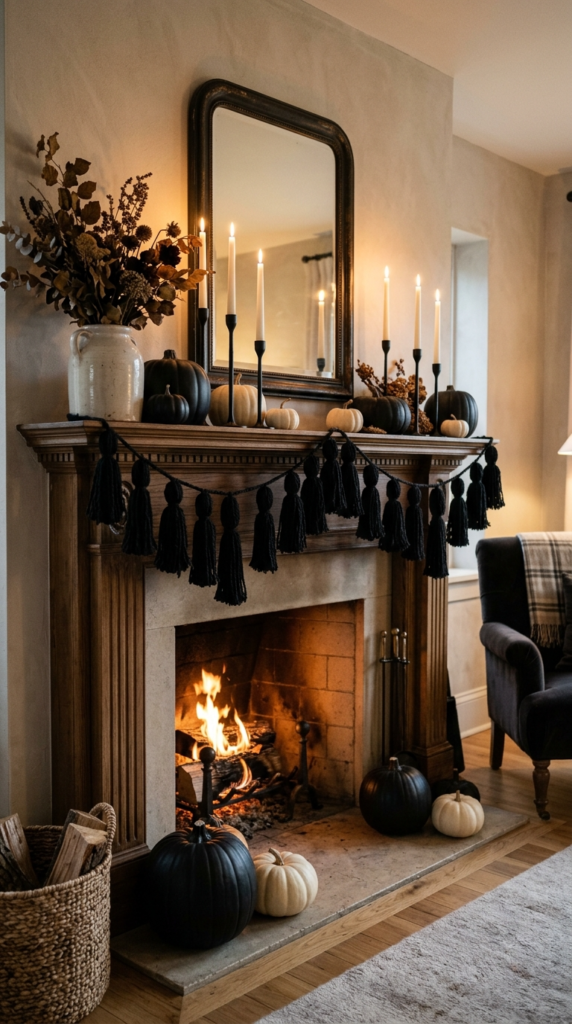 Black Tassel Garland