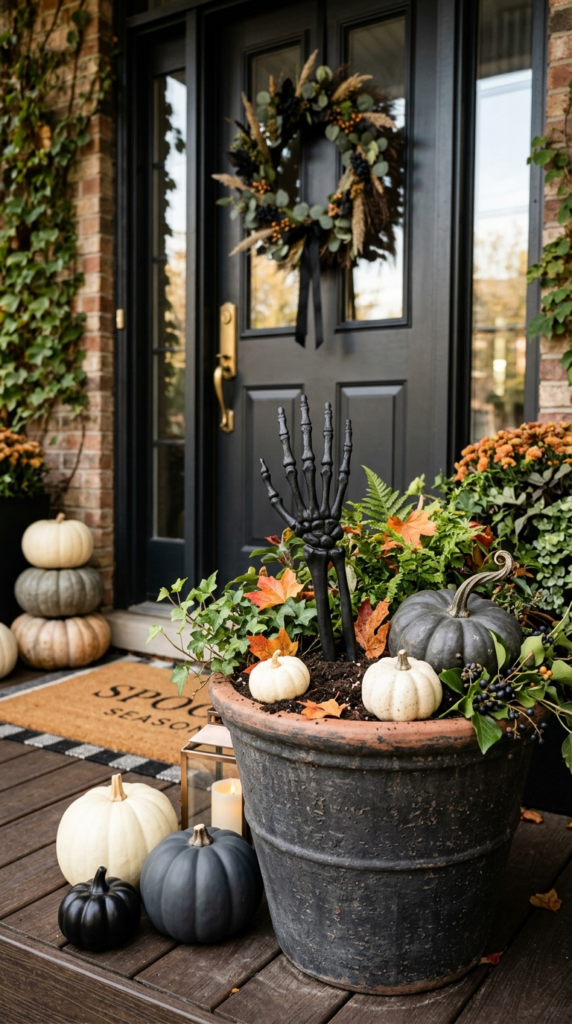 Skeleton Hand Planters