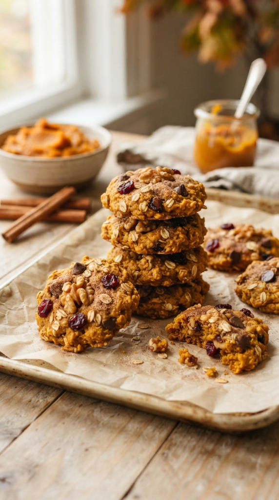 Pumpkin Breakfast Cookies