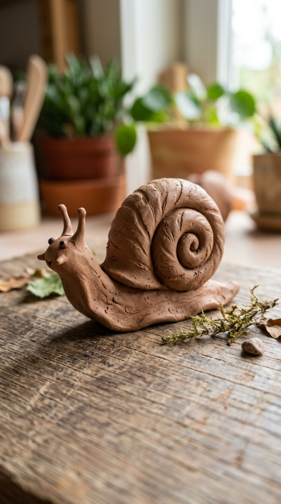 Little Snail Figure
