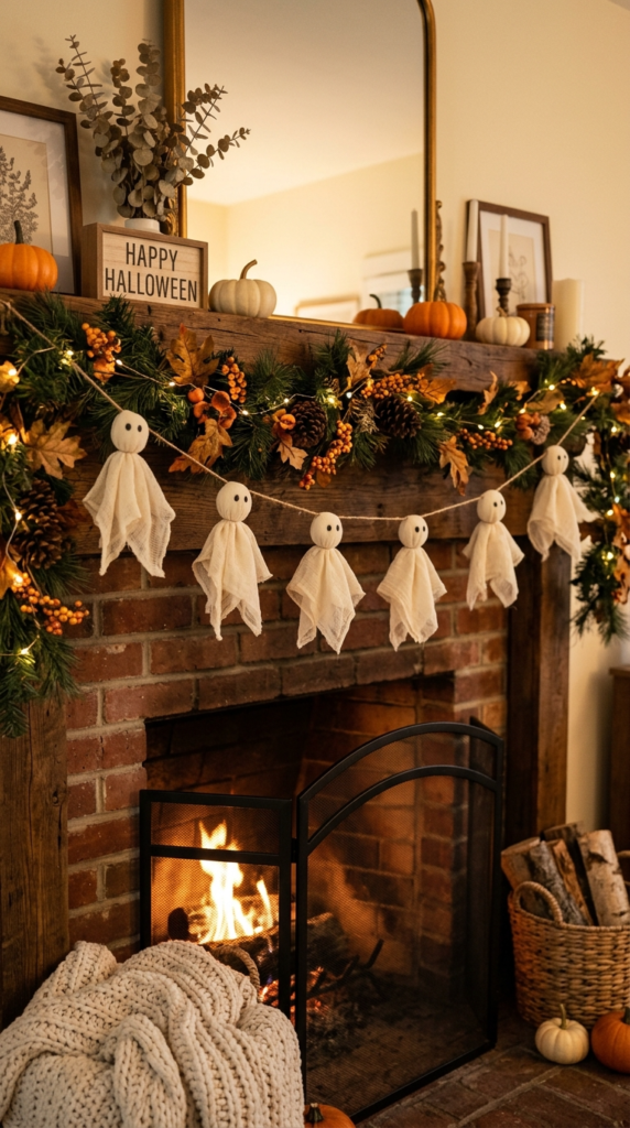 Cheesecloth Ghost Garland