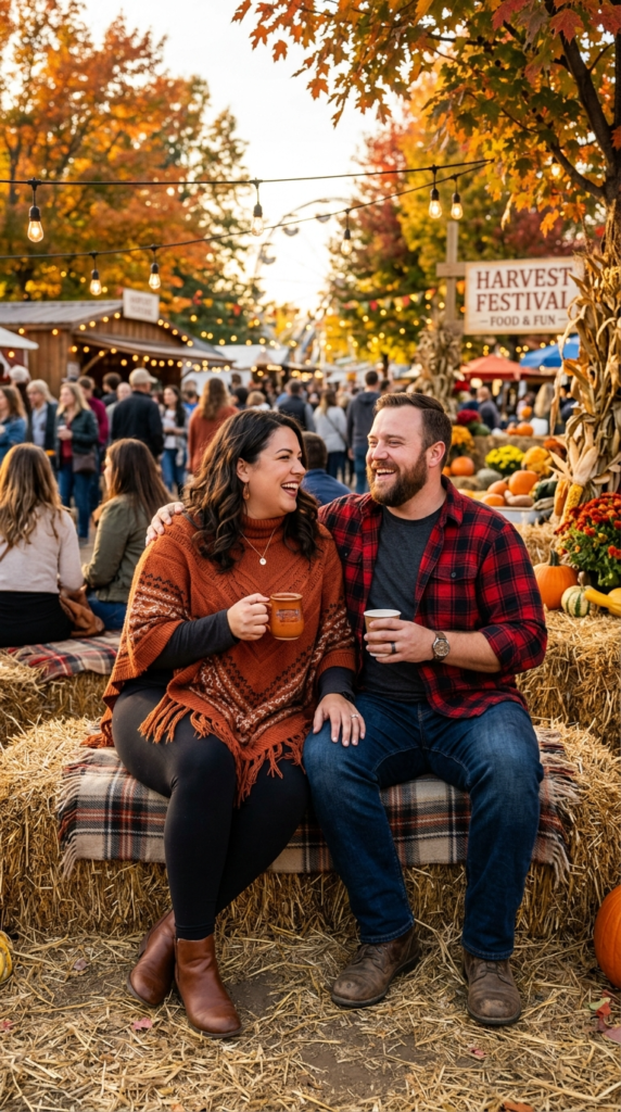Cozy Poncho and Flannel Layer