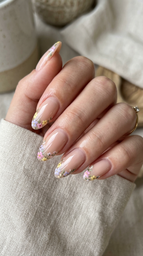 Flower French Tips