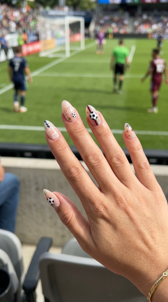 Soccer Spirit Nails