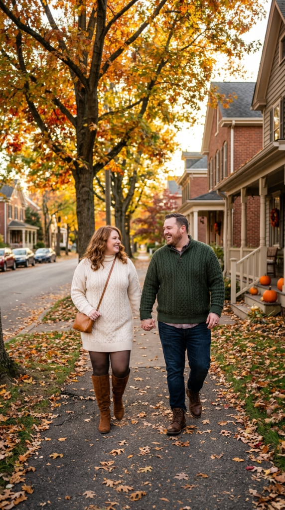 Cable Knit Sweater Dress and Boots