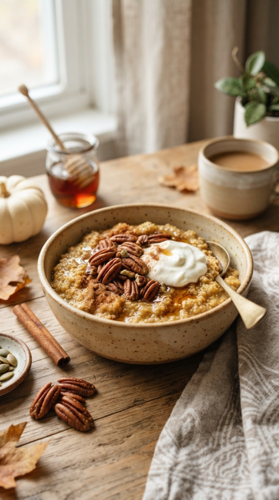 Pumpkin Spice Breakfast Quinoa