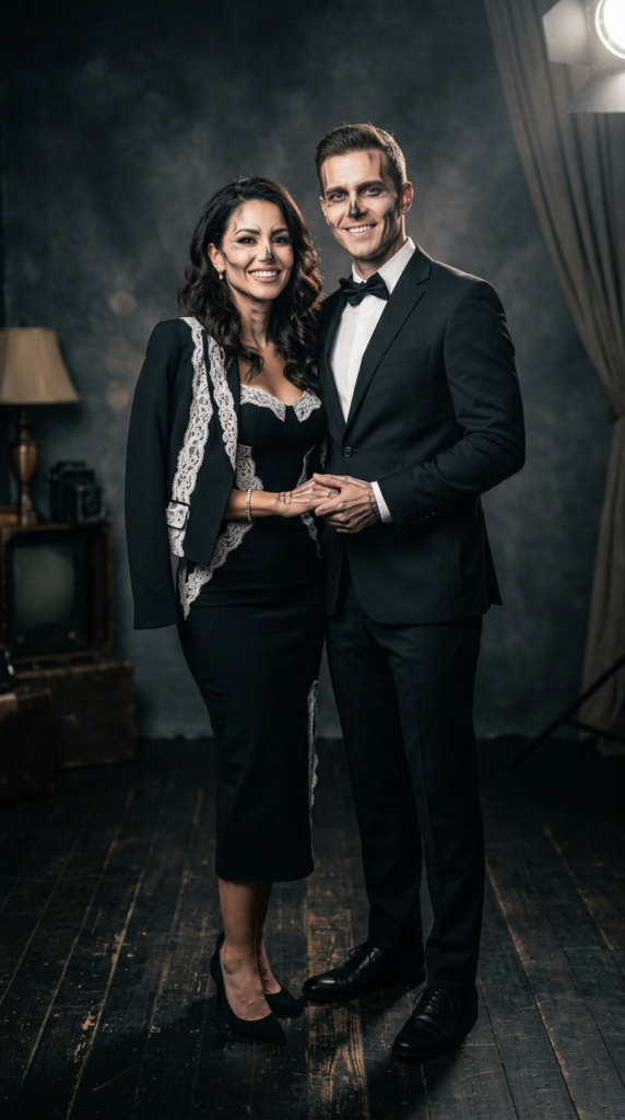 Elegant Skeleton Couple