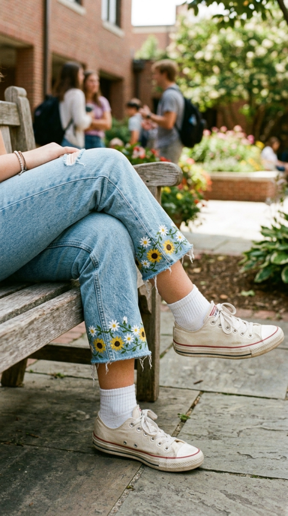 Sunflower or Daisy Chain Hem