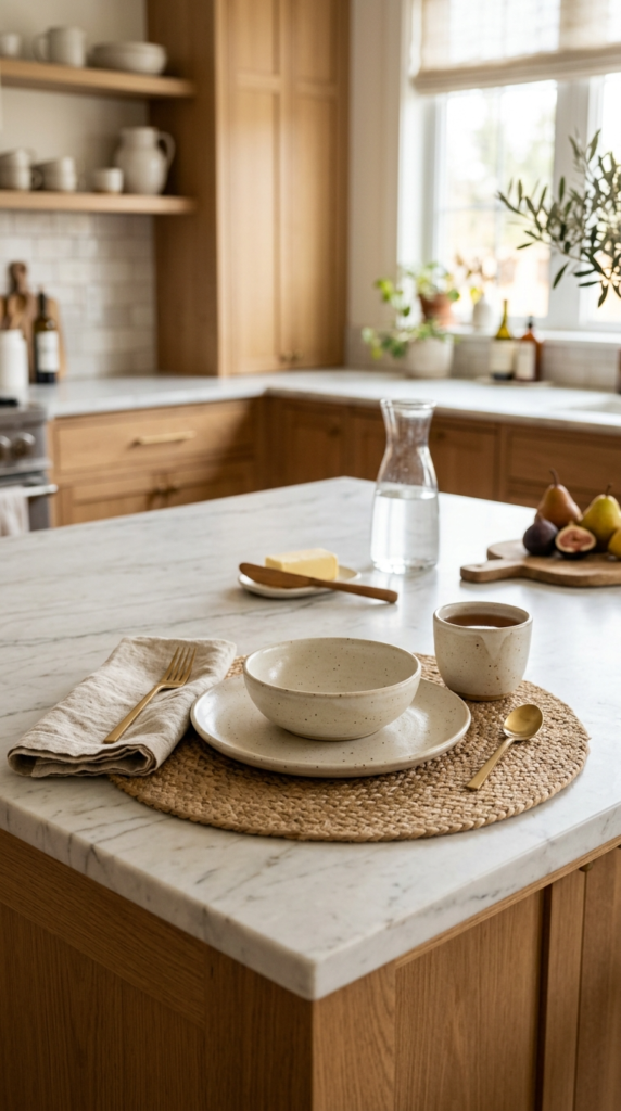 Layered Placemats and Dishware