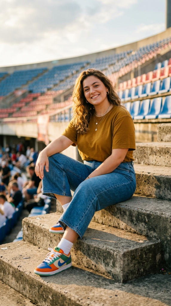 Cropped jeans, full confidence