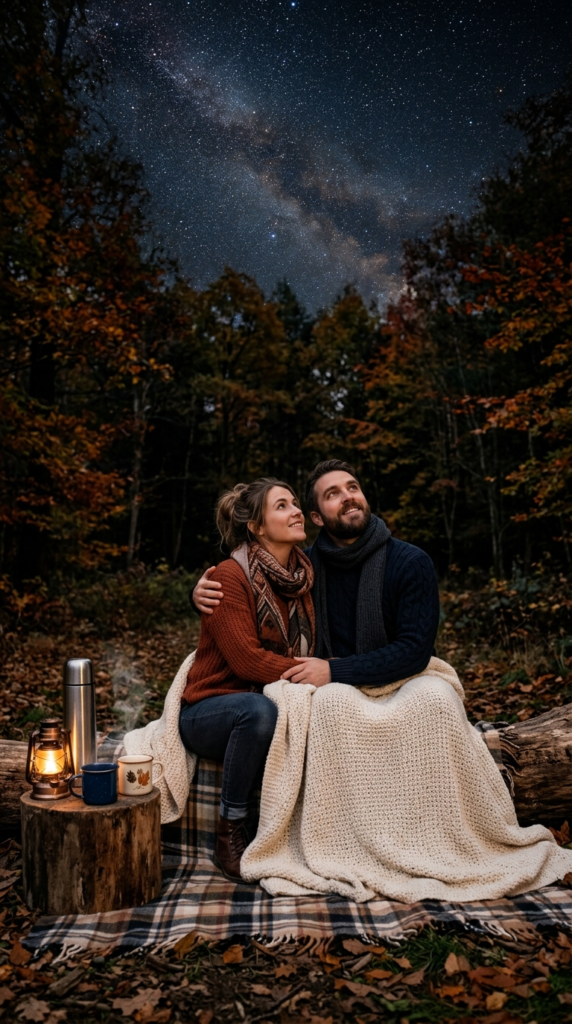 Stargazing with Warm Drinks