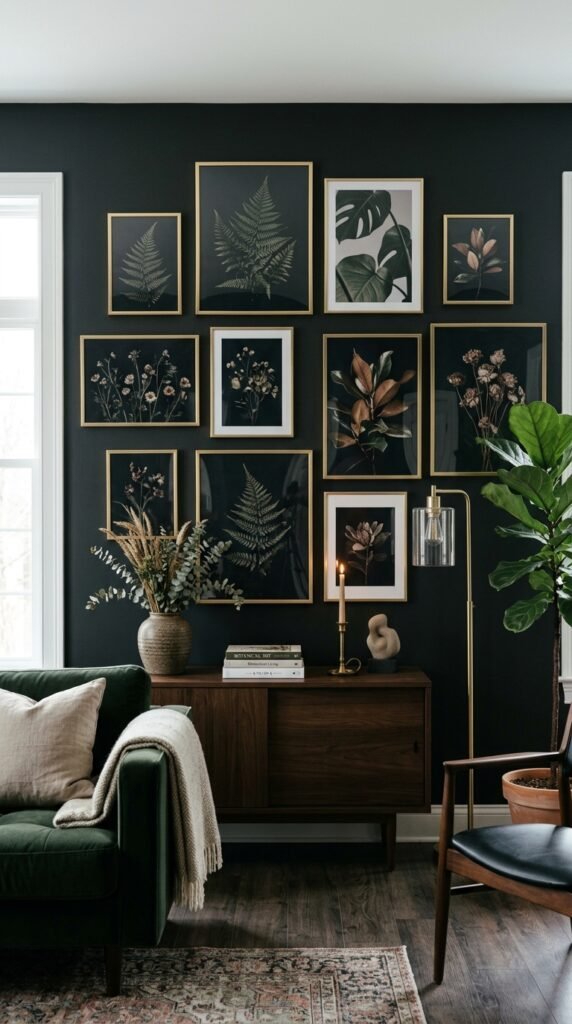 Moody Botanical Gallery Wall