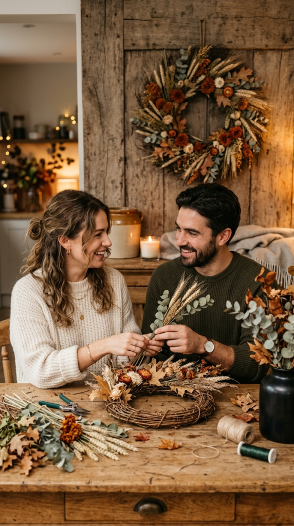 Dried Floral Wreath Making