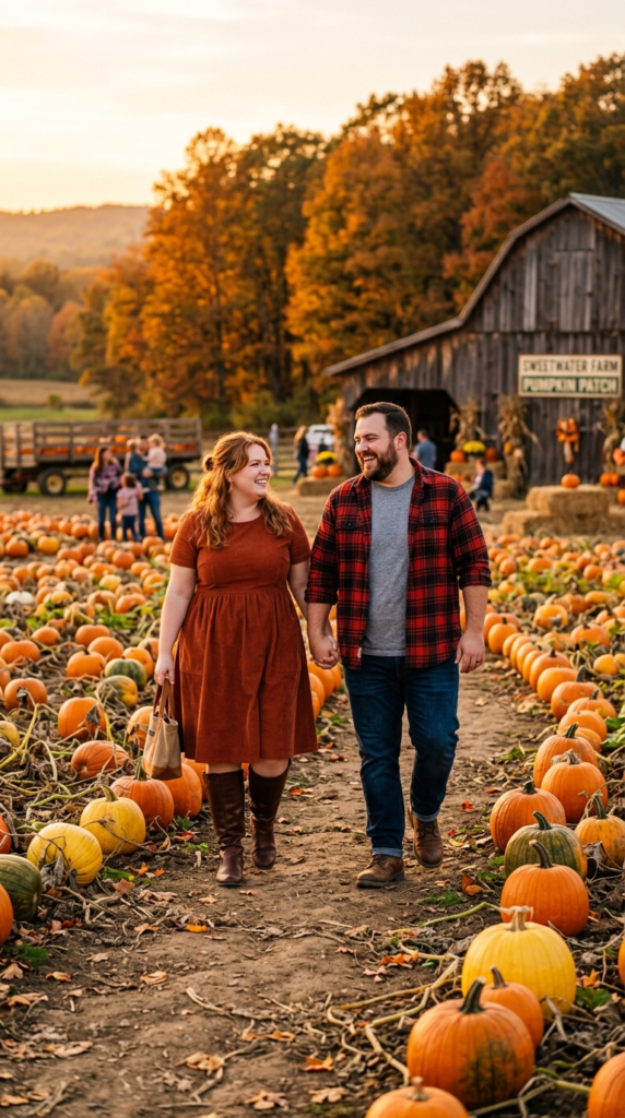 A-Line Midi Dress and Flannel Layer