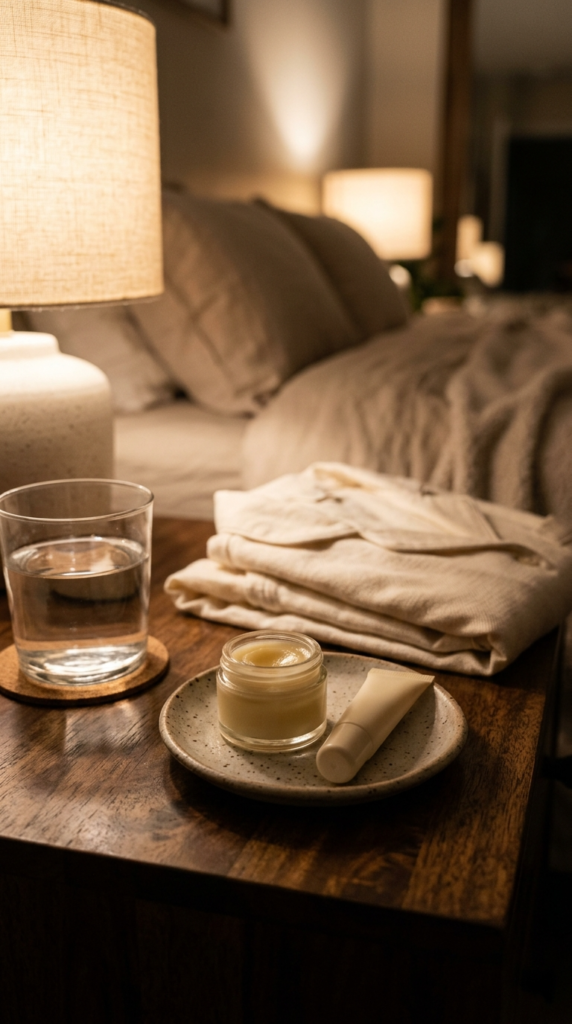 Apply a Rich Balm Before Bed