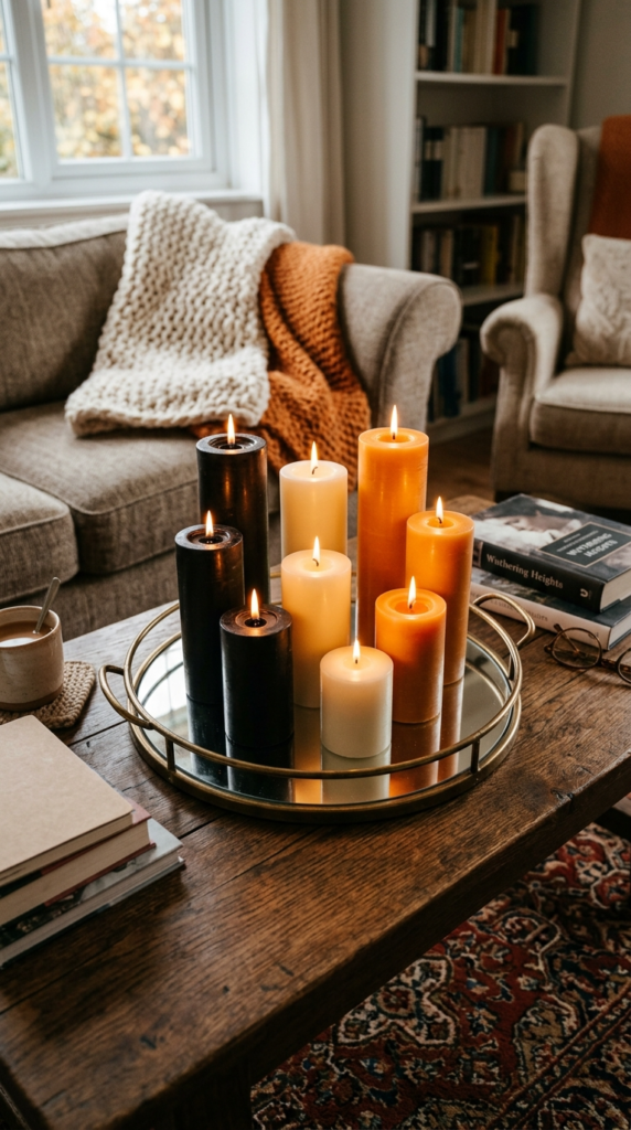 Moody Candle Cluster