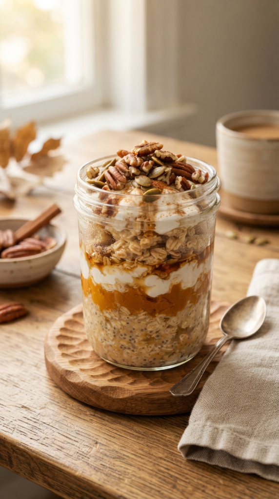 Pumpkin Spice Overnight Oats