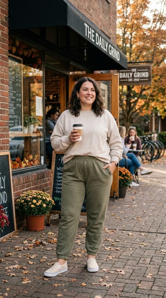 The Ultimate No-Effort Combo: Joggers and a Crewneck Sweatshirt