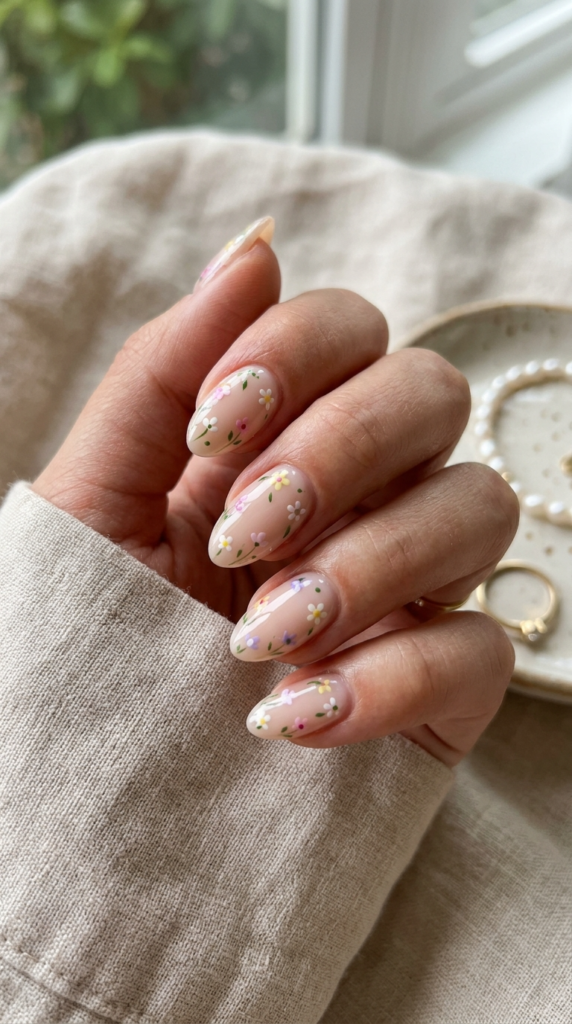 Mini Flower Nails