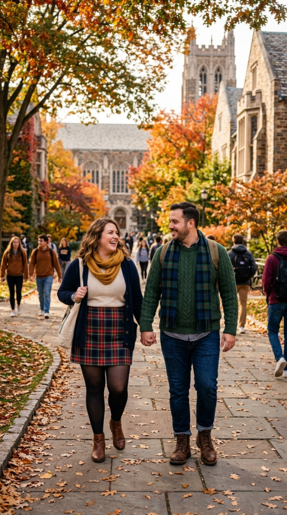 Plaid Skirt and Tights Combo