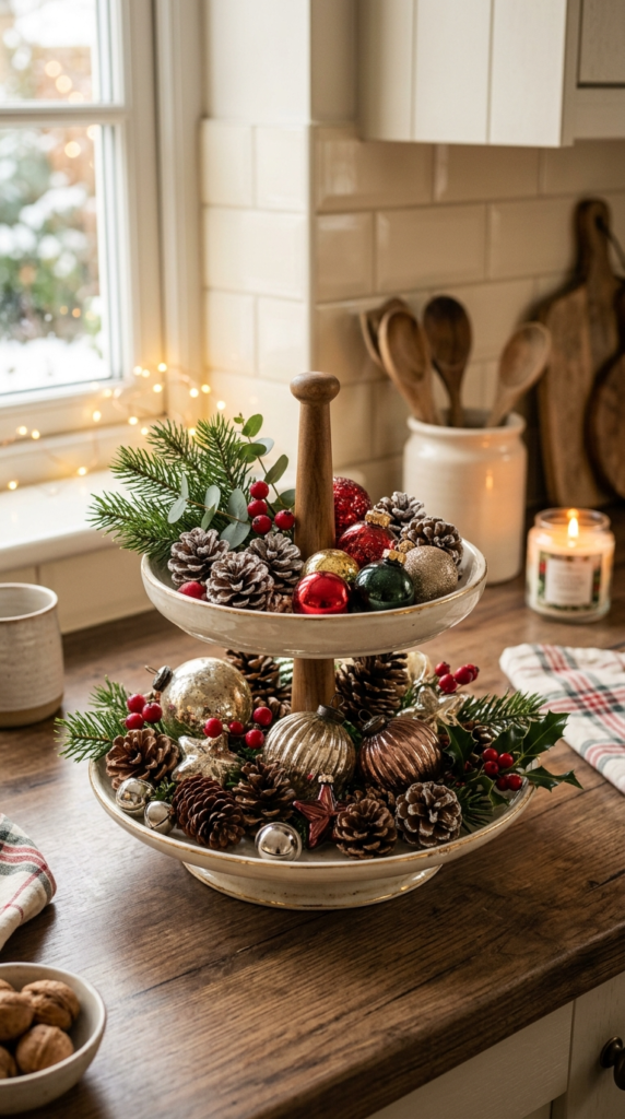 Cake Stand Centerpiece
