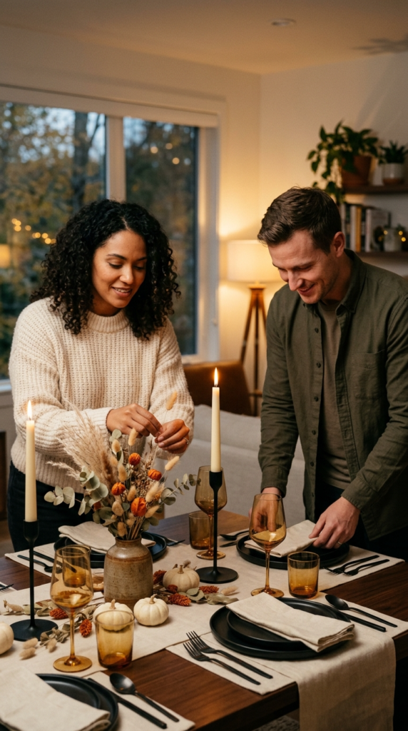 DIY Autumn Tablescape Styling