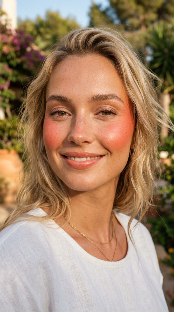 Bright Coral Summer Look