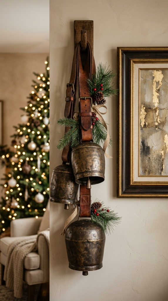 Brass Bell Door Hangers as Wall Accents
