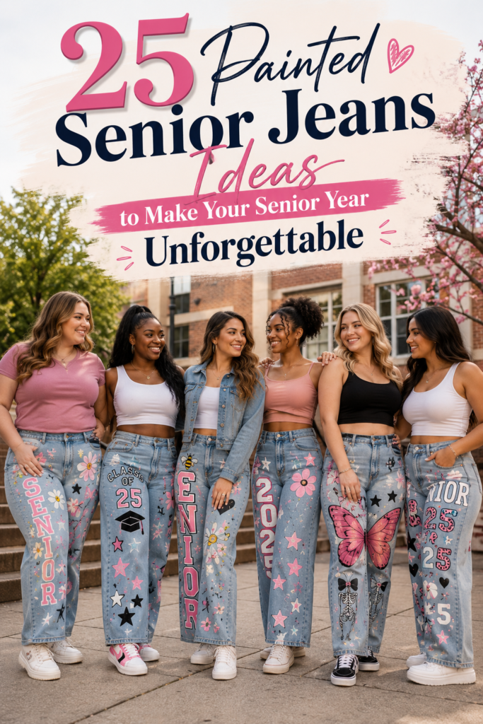 25 Painted Senior Jeans Ideas That Will Make Your Senior Year Unforgettable