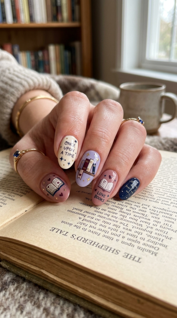 Book Lover Nails