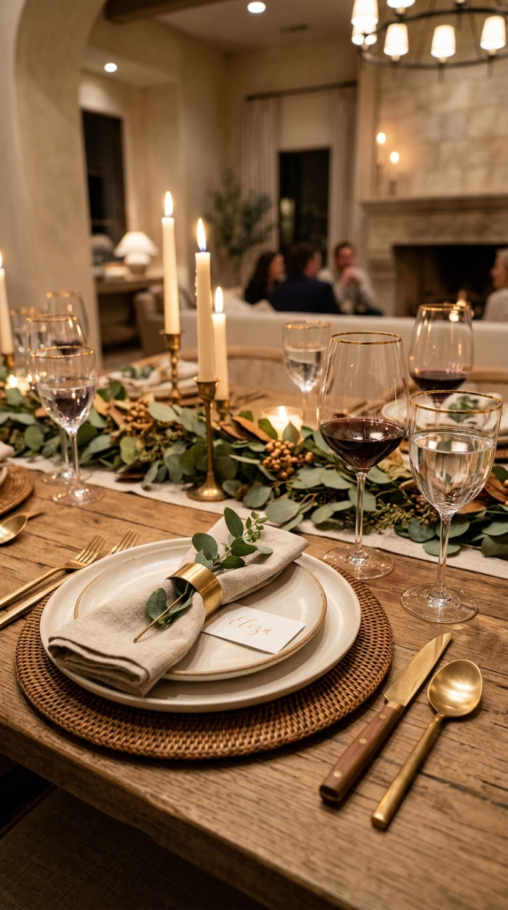 Gold-Rimmed Vintage Glassware