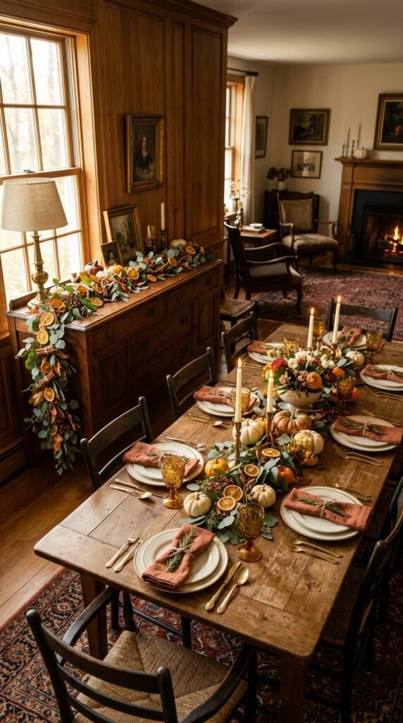 Dried Orange and Cinnamon Garland