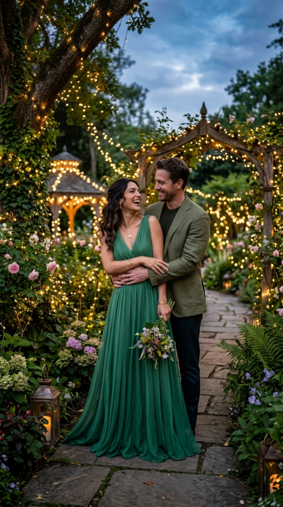 Midnight Garden Fairy and Her Muse