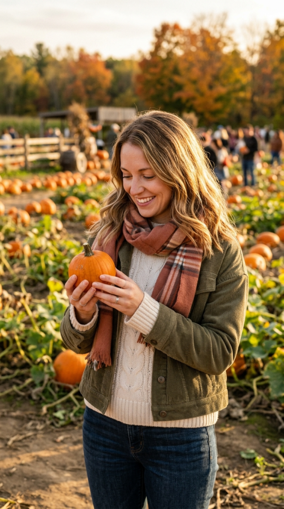 Holding Up Your Favorite Pumpkin
