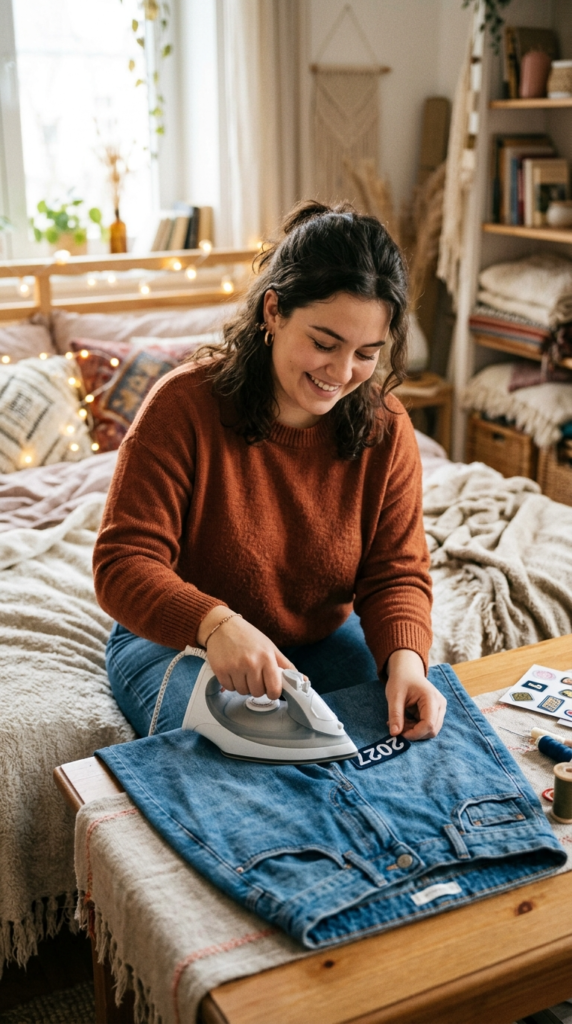 DIY spirit jeans, zero sewing required