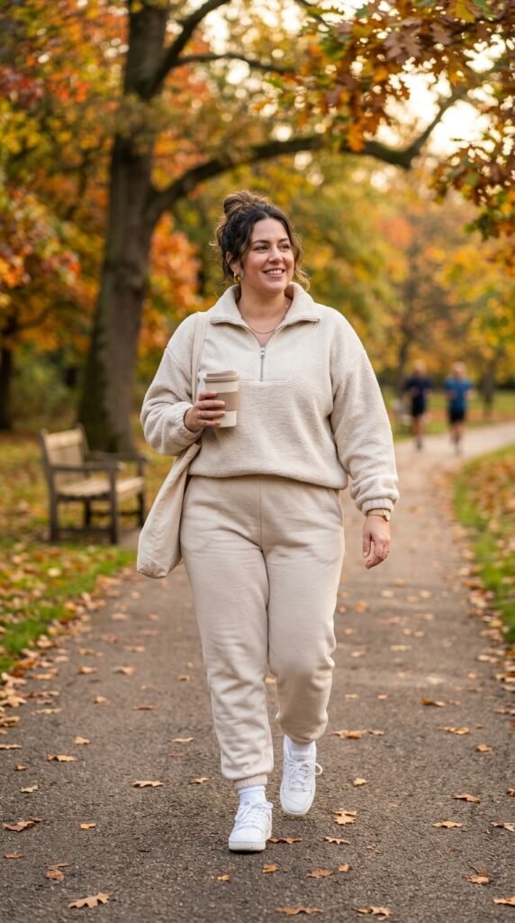 Joggers and a Quarter-Zip Pullover