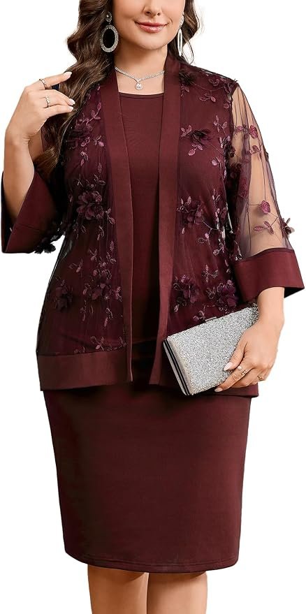 CYCLAMEN 2-Piece Floral Dress with Jacket