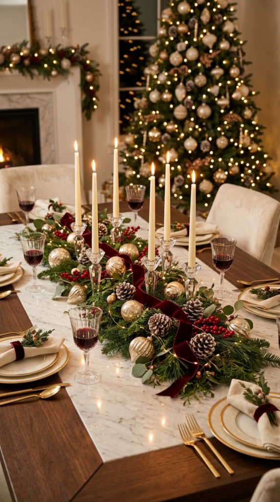 The Fully Layered Luxury Christmas Centerpiece