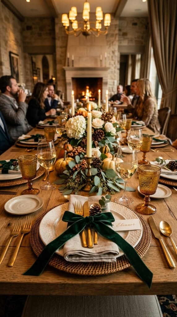 Velvet Ribbon-Wrapped Cutlery Bundles