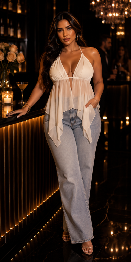 SOLY HUX Halter Summer Top