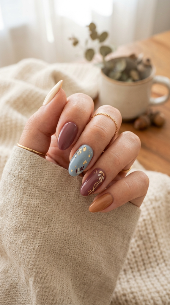 September-Inspired Nails