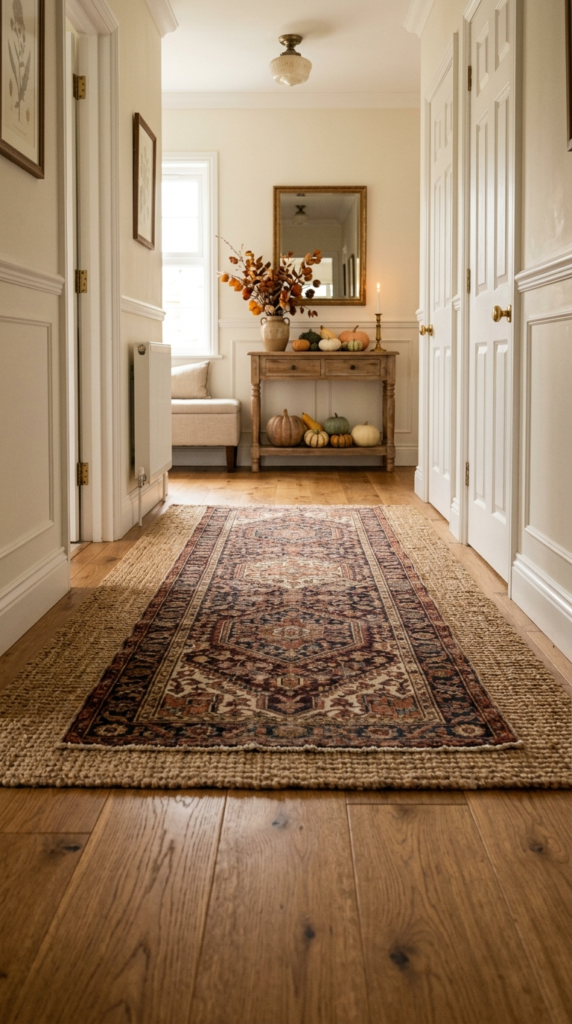Layered Natural Fiber Area Rugs
