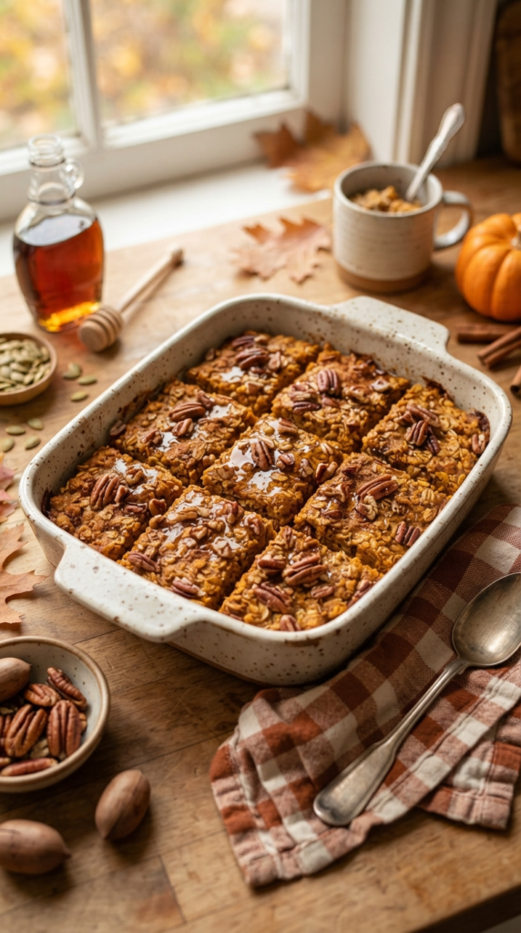 Pumpkin Baked Oatmeal