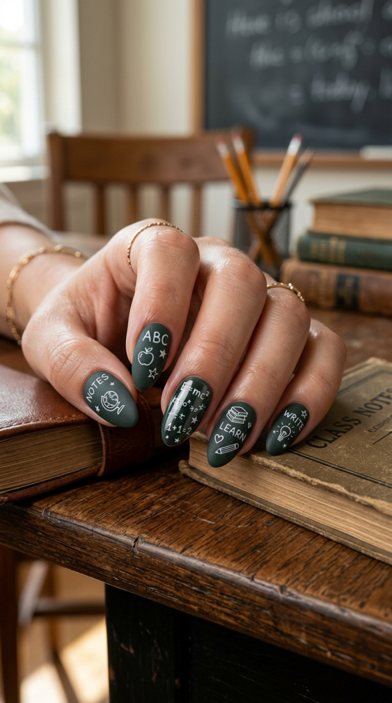 Chalkboard Nails